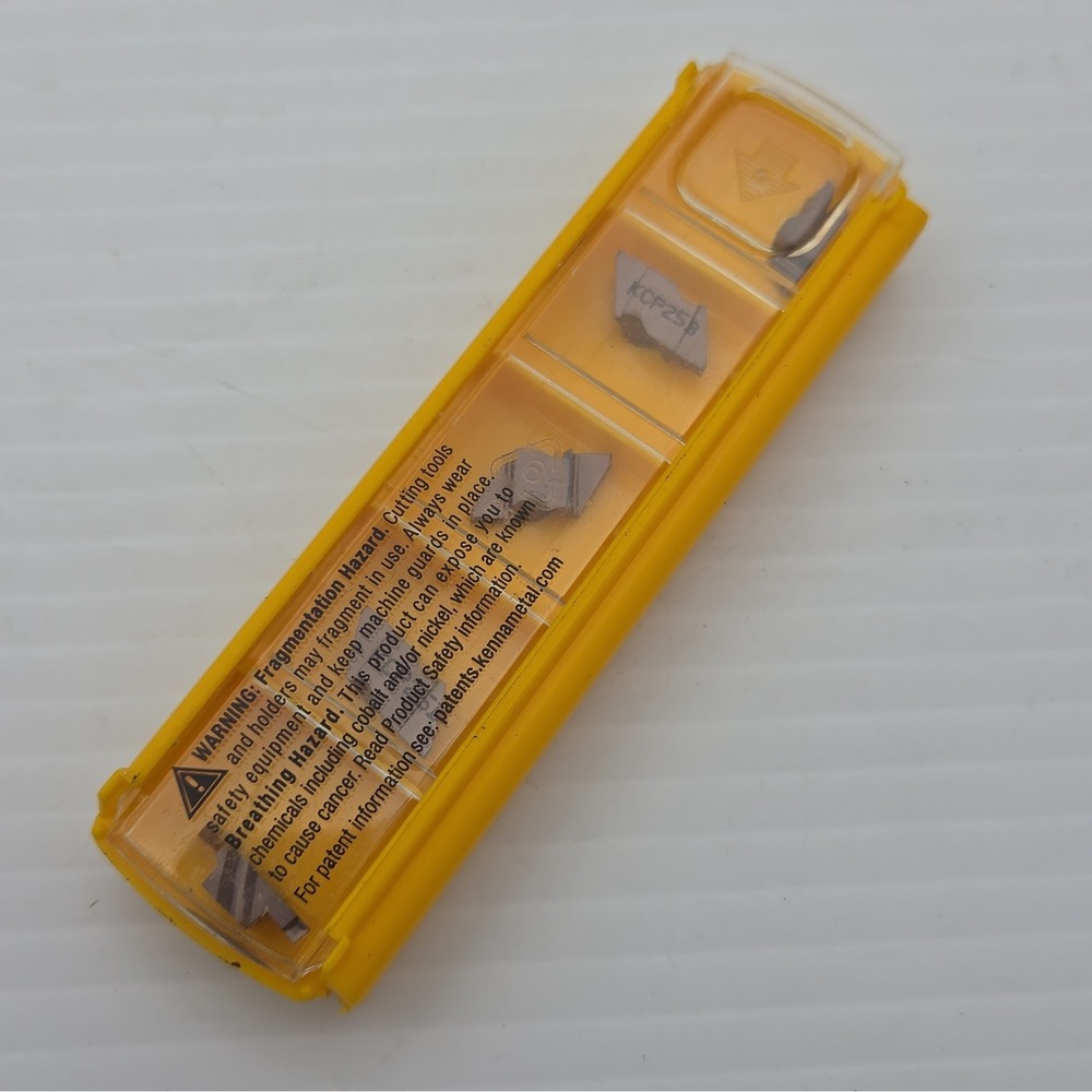 Kennametal  NG2M175RK KCP25B Carbide Top-Notch Grooving Inserts (Box of 3)
